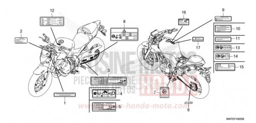 WARNETIKETT CB500FAN de 2022