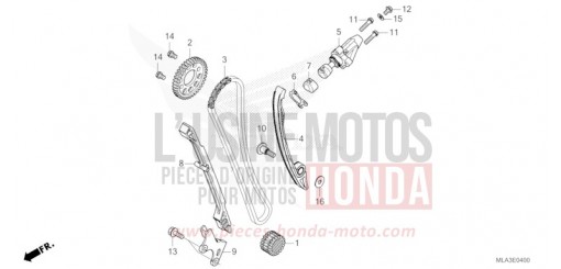 NOCKENWELLENKETTE/SPANNVORRICHTUNG CMX1100AN de 2022