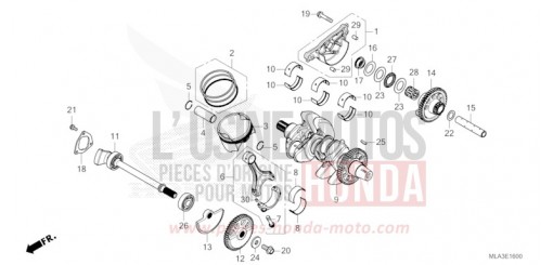 KURBELWELLE/KOLBEN CMX1100DN de 2022