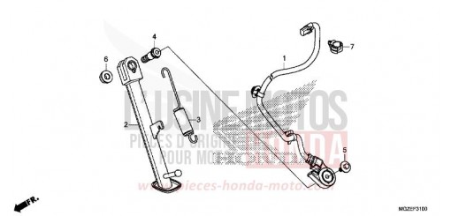 STAENDER CB500FF de 2015