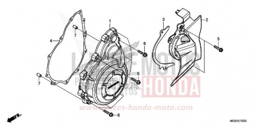 WECHSELSTROM-GENERATORABDECKUNG CB500FF de 2015