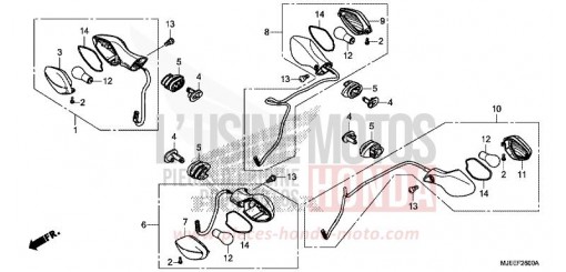 BLINKER CB650FAH de 2017