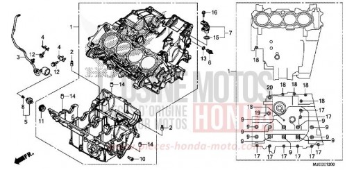 KURBELGEHAEUSE CB650FAH de 2017