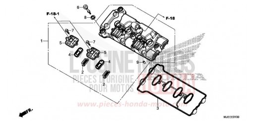 ZYLINDERKOPFDECKEL CB650FAJ de 2018
