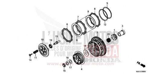 KUPPLUNG CB650FAJ de 2018