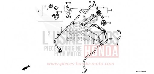BATTERIE CB650FE de 2014