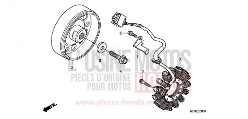 GENERATRICE CBF600NA9 de 2009