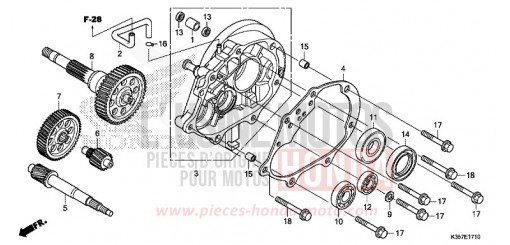 GETRIEBE WW125EX2F de 2015