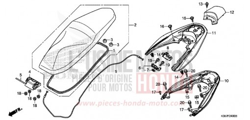 SITZ WW125EX2F de 2015