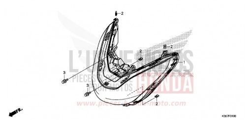 SCHEINWERFER WW125EX2H de 2017