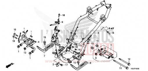 RAHMENKOERPER WW125EX2H de 2017