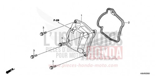 ZYLINDERKOPFDECKEL WW125EX2H de 2017