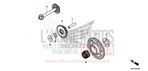 ANLASSER-ANTRIEBSZAHNRAD CB650FE de 2014