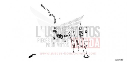 SEITENSTAENDER CB650FE de 2014