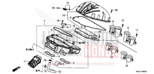 LUFTFILTER CB650FE de 2014