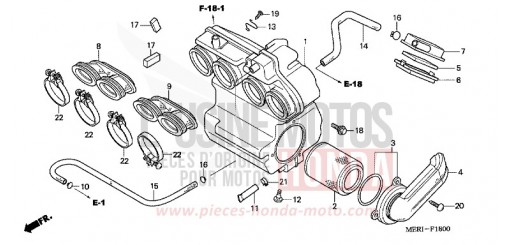LUFTFILTER CBF600NA4 de 2004