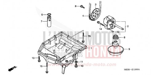 OELWANNE/OELPUMPE CBF600NA5 de 2005
