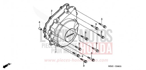 GENERATORABDECKUNG CBF600NA5 de 2005