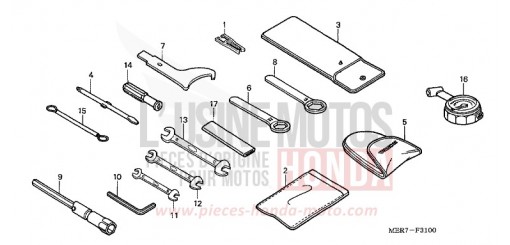 WERKZEUGE CBF600NA8 de 2008
