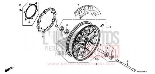 VORDERRAD CB500FAD de 2013