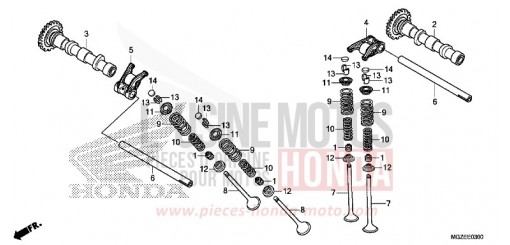 NOCKENWELLE/VENTIL CB500FAD de 2013