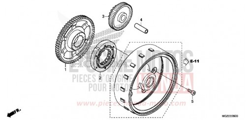 ANLASSERKUPPLUNG CB500FAE de 2014