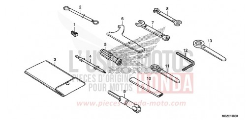WERKZEUGE CB500FAE de 2014