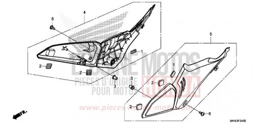 SEITENABDECKUNG CB650RAK de 2019