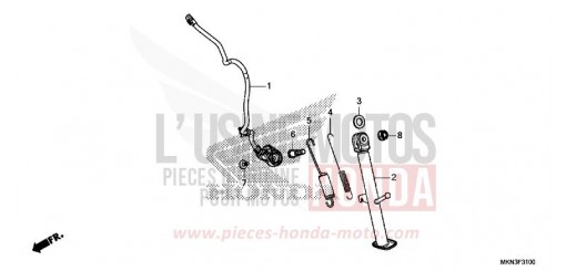 SEITENSTAENDER CB650RAK de 2019