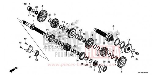 GETRIEBE CB650RAK de 2019