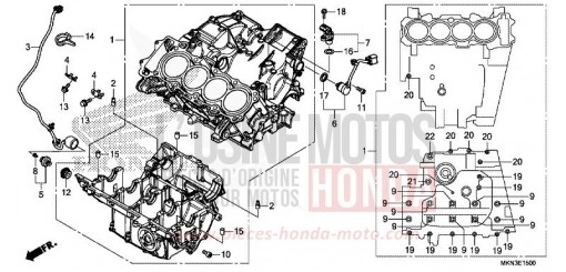 KURBELGEHAEUSE CB650RAK de 2019