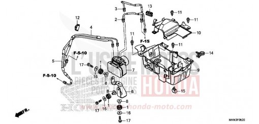 ABS-MODULATOR CB650RAK de 2019