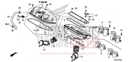 LUFTFILTER CB650RAK de 2019