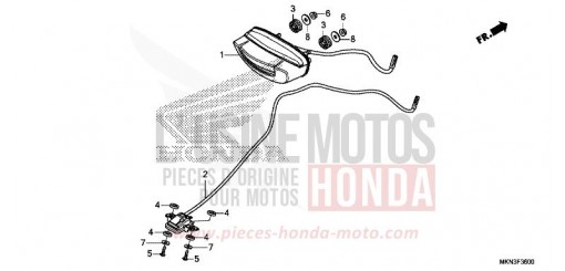 HECKLEUCHTE CB650RAK de 2019