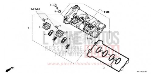 ZYLINDERKOPFDECKEL CB650RAM de 2021