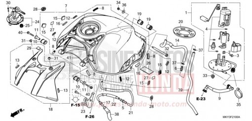 KRAFTSTOFFTANK CB650RAM de 2021