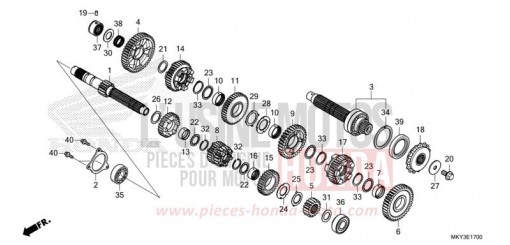 GETRIEBE CB650RAM de 2021