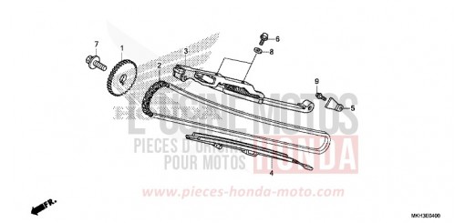 NOCKENWELLENKETTE/SPANNVORRICHTUNG ADV750K de 2019