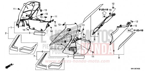 SEITENVERKLEIDUNG ADV750K de 2019