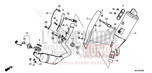 ABGAS-SCHALLDAEMPFER ADV750K de 2019