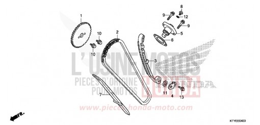 NOCKENWELLENKETTE/SPANNVORRICHTUNG CBR125RF de 2015
