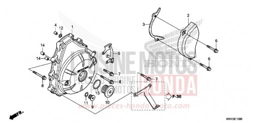 WECHSELSTROM-GENERATORABDECKUNG ADV750K de 2019