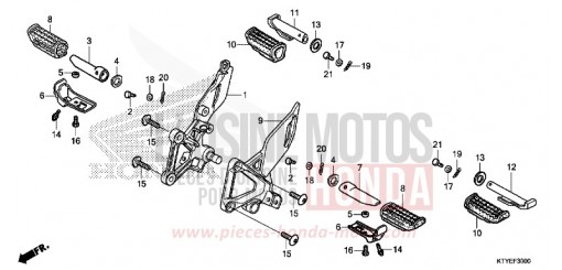 STUFE CBR125RF de 2015