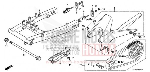 SCHWINGE CBR125RF de 2015