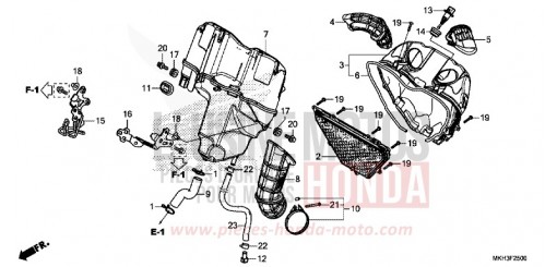 LUFTFILTER ADV750K de 2019