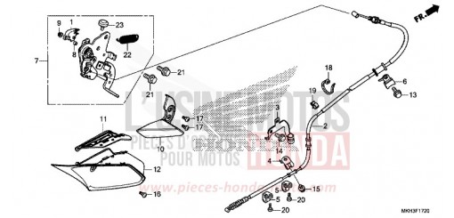 HANDBREMSHEBEL ADV750K de 2019