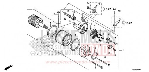 ANLASSER CRF250LF de 2015
