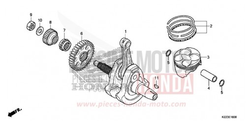 KURBELWELLE/KOLBEN CRF250LF de 2015