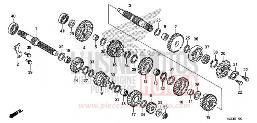 GETRIEBE CRF250LF de 2015