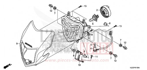 SCHEINWERFER CRF250LF de 2015
